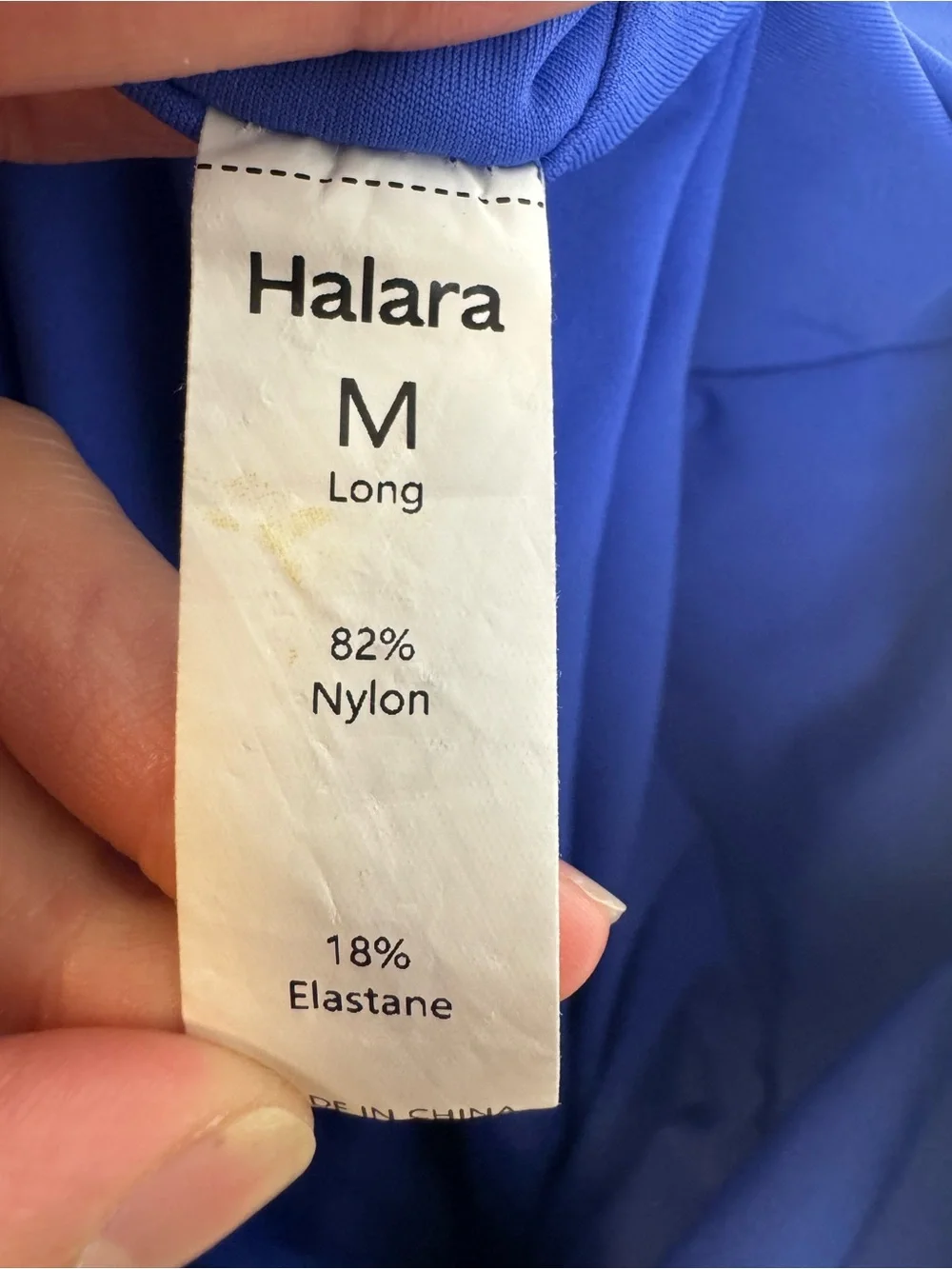 Halara SoftlyZero Airy 2-in-1 Yoga Shorts Aster Blue Medium Long